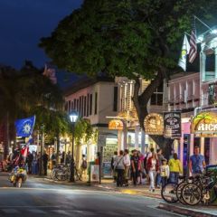 Downtown Key West street